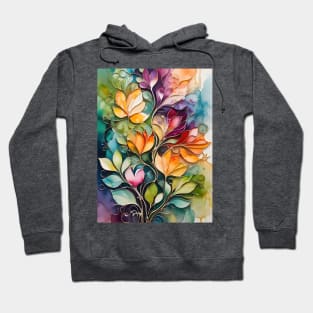 Amid Nature's Blooms Hoodie